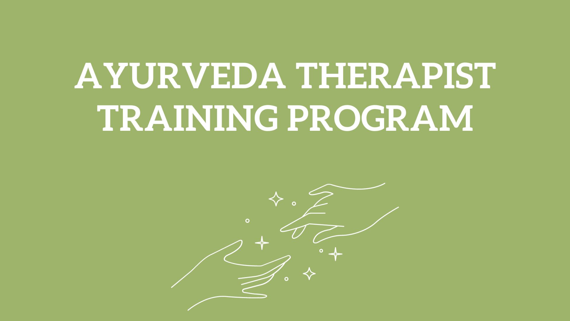 Ayurveda Therapist Training Program Charak Ayurveda